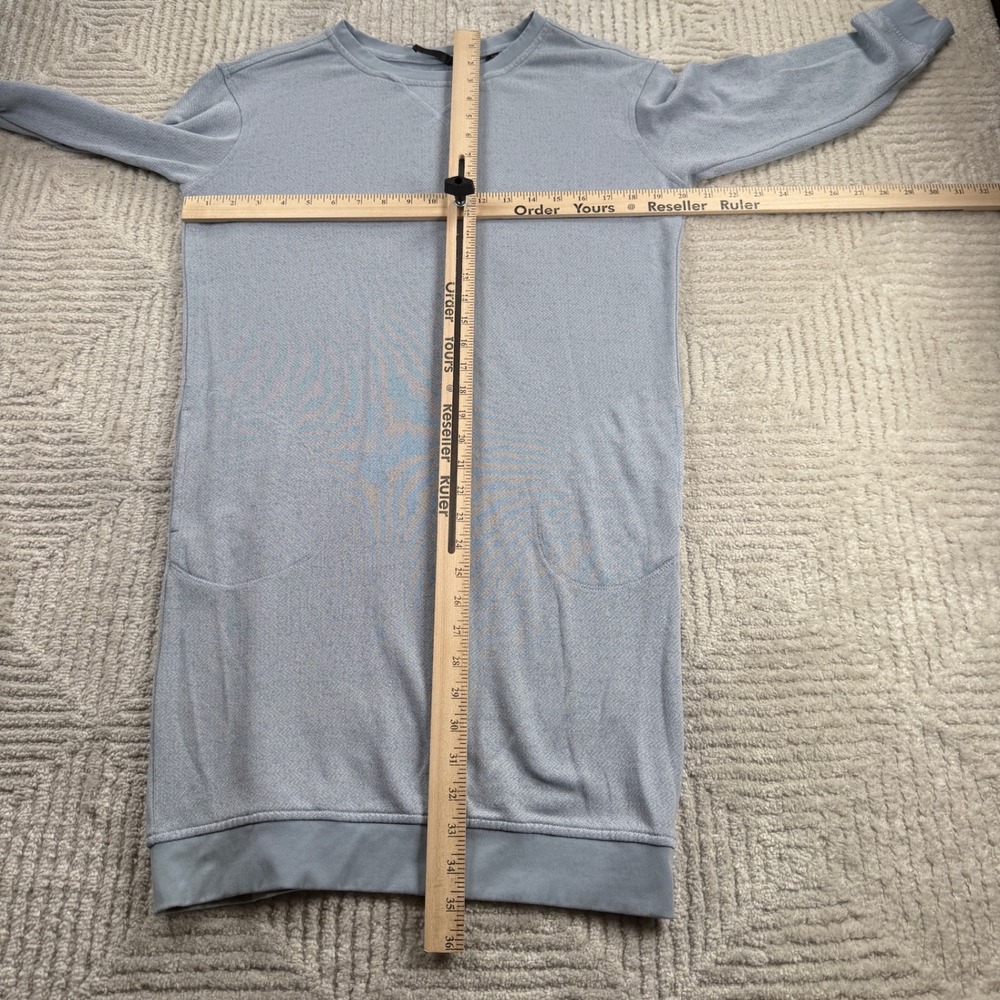 ATM Anthony Thomas Melillo Dress Womens S Blue Hemp Tencel Athleisure Cozy Luxe - Picture 10 of 15